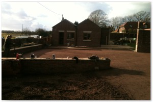 Car park preparation and installation by Lyndhurst Landscaping and Maintenance