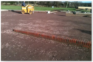 Car park preparation and installation by Lyndhurst Landscaping and Maintenance