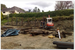 Menage area clearance, landscaping and tennis court installation by Lyndhurst Landscaping and Maintenance