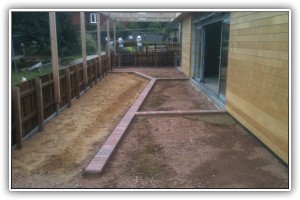 Patio, decking and artificial grass installation, New Forest
