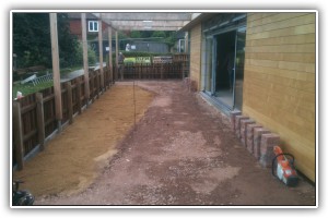 Patio, decking and artificial grass installation, New Forest