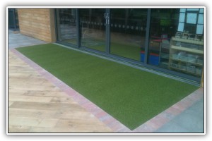 Patio, decking and artificial grass installation, New Forest