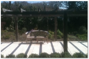 Bespoke oak pergola to the customers specifications. Supplied and installed by Lyndhurst Landscaping and Maintenance.